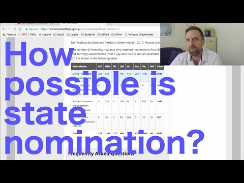 State Sponsorship 2018 - Updates and information on the 190/489 visas State Sponsorship 2018 - Updates and information on the 190/489 visas