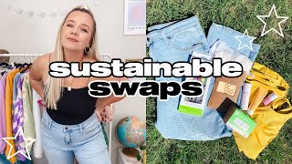 how to make EASY, affordable, SUSTAINABLE swaps *for beginners*!