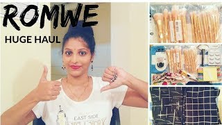 Affordable Romwe Haul & Review Part 1 || Romwe try on haul || In telugu Affordable Romwe Haul & Review Part 1 || Romwe try on haul || In telugu