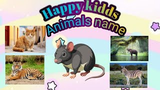 Happy kidds//Learn Animals name//nry.\u0026l.k.g. class//learn with me🤗