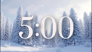 5 Minute Winter Timer with Relaxing Music