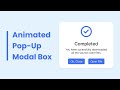 How to Create Popup Modal Box in HTML CSS & JavaScript