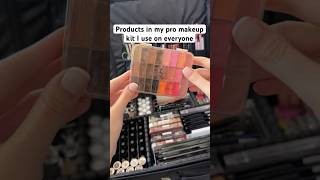 Products in my pro makeup kit I use on everyone #makeupfavorites #makeupkit #makeupartist