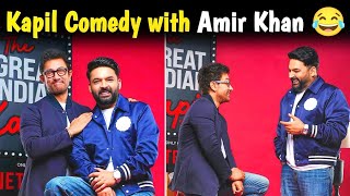 Kapil Sharma Comedy 😂 with Amir Khan || the great indian kapil sharma show | Amir Khan in kapil show