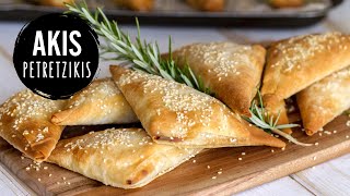 Greek chicken turnovers | Akis Petretzikis