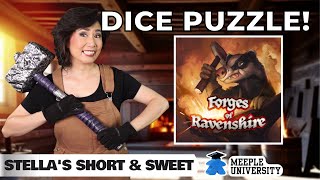 Forges of Ravenshire - 🎲🔨Dice put, retrieve and puzzle goodness! A board game preview