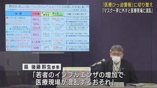 感染状況が減少傾向…静岡県独自の「医療ひっ迫警報」に切り替え　若者が一斉にマスクを外すことには「危機感」