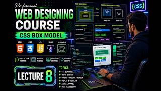 CSS Box Model Tutorial 2026 | Width, Height, Border, Padding & Margin | Lecture 08