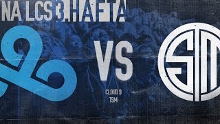 2016 NA LCS Bahar Mevsimi 3. Hafta - Cloud9 vs Team SoloMid