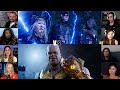 Thanos vs Big Three | Avengers : Endgame | Reaction Mashup | #avengers