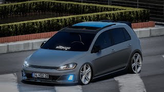 Tatlı Tecrübe | Akşam Trafiğinde Golf 7.5 Makas | Assetto Corsa Shutoko