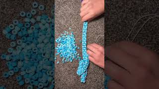 Part 2: Day 6 of adding one bead to my kandi snake for every subscriber I get #kandi #snake #funny