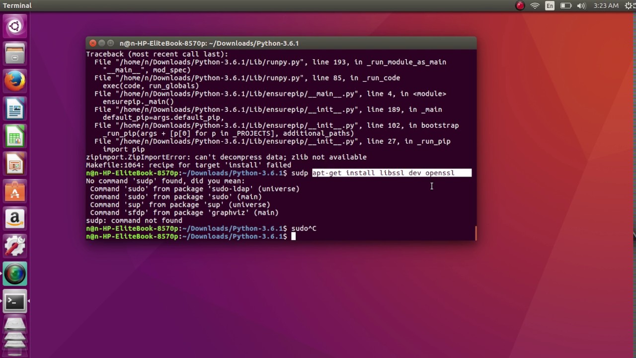 Установка Python3.6 Ubuntu 14.04. Команды Python в Ubuntu. How to install Python on Linux. Python install Path.