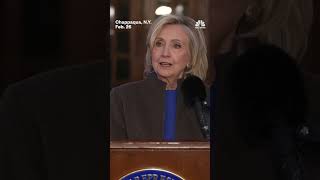 Former Secretary of State Hillary Clinton testifies in House Epstein investigation
