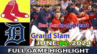 Detroit Tigers vs. Boston Red Sox  (06/02/24) FULL GAME HIGHLIGHTS | MLB Season 2024