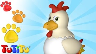 learn animals toys names with TuTiTu | Animal Toys for Children | Hen and Friends