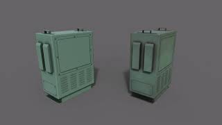 Electric Box Green Ver 3 3D Model