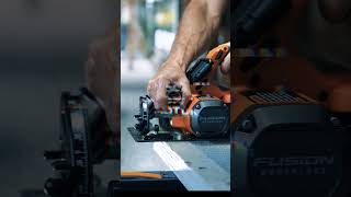 AEG 18V FUSION 184mm Circular Saw (A18FCS680) in action