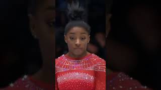 Simone Biles, what a concentration after mistake 🫢