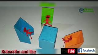 How to make paper chair 💺 #five 5 minutes paper craft #essay chair make at home