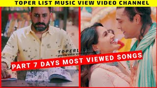 Past 7 Days Most Viewed Indian Songs on Youtube [7 April 2022]