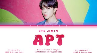 [AI COVER] BTS Jimin - APT. (ROSÉ \u0026 Bruno Mars) [w/BG Vocals]