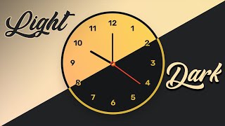 Dark Mode Analog Clock | Build with JavaScript, HTML & CSS