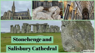Historic Stonehenge and Salisbury Cathedral, England