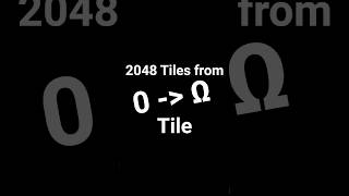 2048 Tiles From 0 To Absolute Infinity
