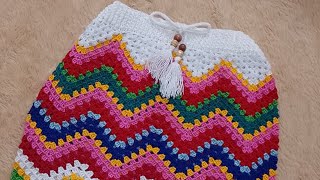 Falda punto zipzaps a crochet 💞💞