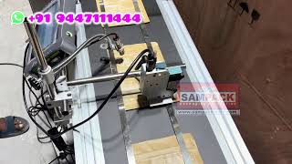Automatic Stacker Conveyor with Expiry Date, MRP & Batch Coding | Low Price Machine Coimbatore
