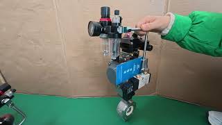 pneumatic ceramic butterfly valves Wafer Type Body
