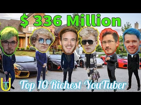 Top 10 Richest YouTuber In The World - YouTube