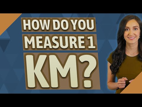 What is an example of 1 kilometer?