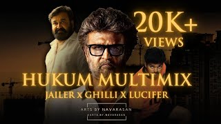 JAILER X GHILLI X LUCIFER | Hukum Mass Remix I Navarasan I @AnirudhOfficial I Rajinikanth