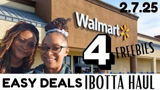 Walmart Deals 2/7/25: Walmart Ibotta Haul: Couponing At Walmart This Week: 4 FREEBIES: EASY DEALS