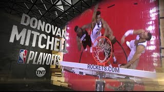 Donovan Mitchell with the Amazing Dunk | Jazz vs Rockets - Game 2 | May 2, 2018