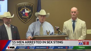 15 men arrested in McLennan County sex sting