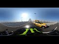 【360° 映像】gopromaxで撮影 yzf r6 首都高 01