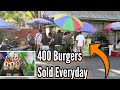 This Trike Burger Store (Tricycle) sells nearly 400 burgers everyday in Isabela Philippines