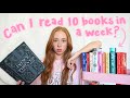 I tried to read my ENTIRE June TBR in one week 😅 to get out of a reading slump...