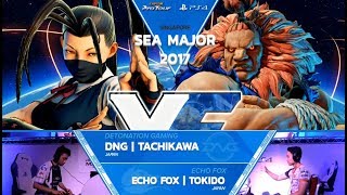 SFV: DNG | Tachikawa vs Echo Fox | Tokido - SEAM 2017 Top 8 - CPT 2017