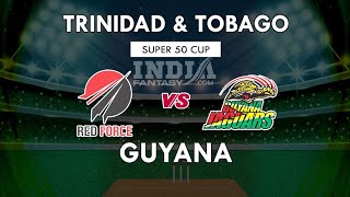 T&T Red Force vs Guyana Harpy Eagles || Match Winner | #super50 #dream11@WindiesCricket #wbbl2022