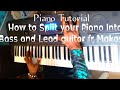 How to split your Piano Voice into Bass and Jazz or Lead Guitar for Makosa songs seben