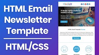 HTML Email Newsletter Template - Responsive HTML Email Tutorial