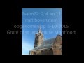 psalm 72 vers 2, 4 en 11met bovenstem