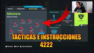 TÁCTICAS E INSTRUCCIONES PARA LA FORMACIÓN 4222 | FIFA 22 ULTIMATE TEAM!