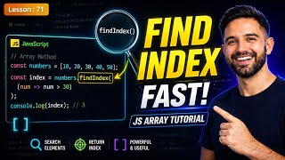 JavaScript findIndex() Tutorial: How to Find Array Elements Easily (2026)