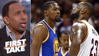 Kevin Durant vs. LeBron in NBA Finals changed Stephen A.‘s mind about KD | First Take