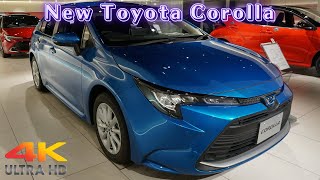 トヨタ新型カローラハイブリッドG 2024年モデルブルーメタリック - NEW 2024 TOYOTA COROLLA Hybrid G - New Toyota Corolla 2024